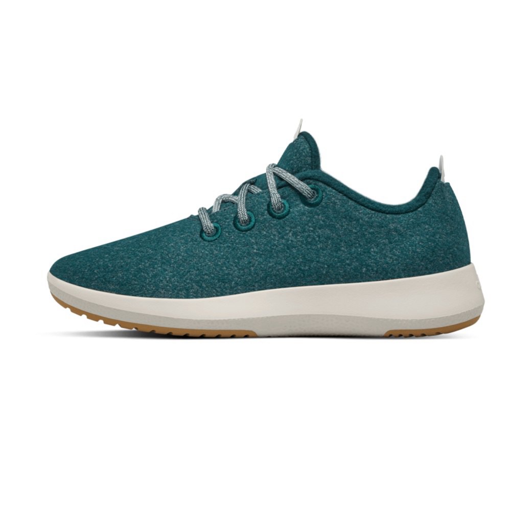 Allbirds Women\'s Sneakers Green - Wool Runner Mizzles - 59638HIYE